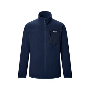 Regatta Mens Eadle Logo Full Zip Fleece / Navy